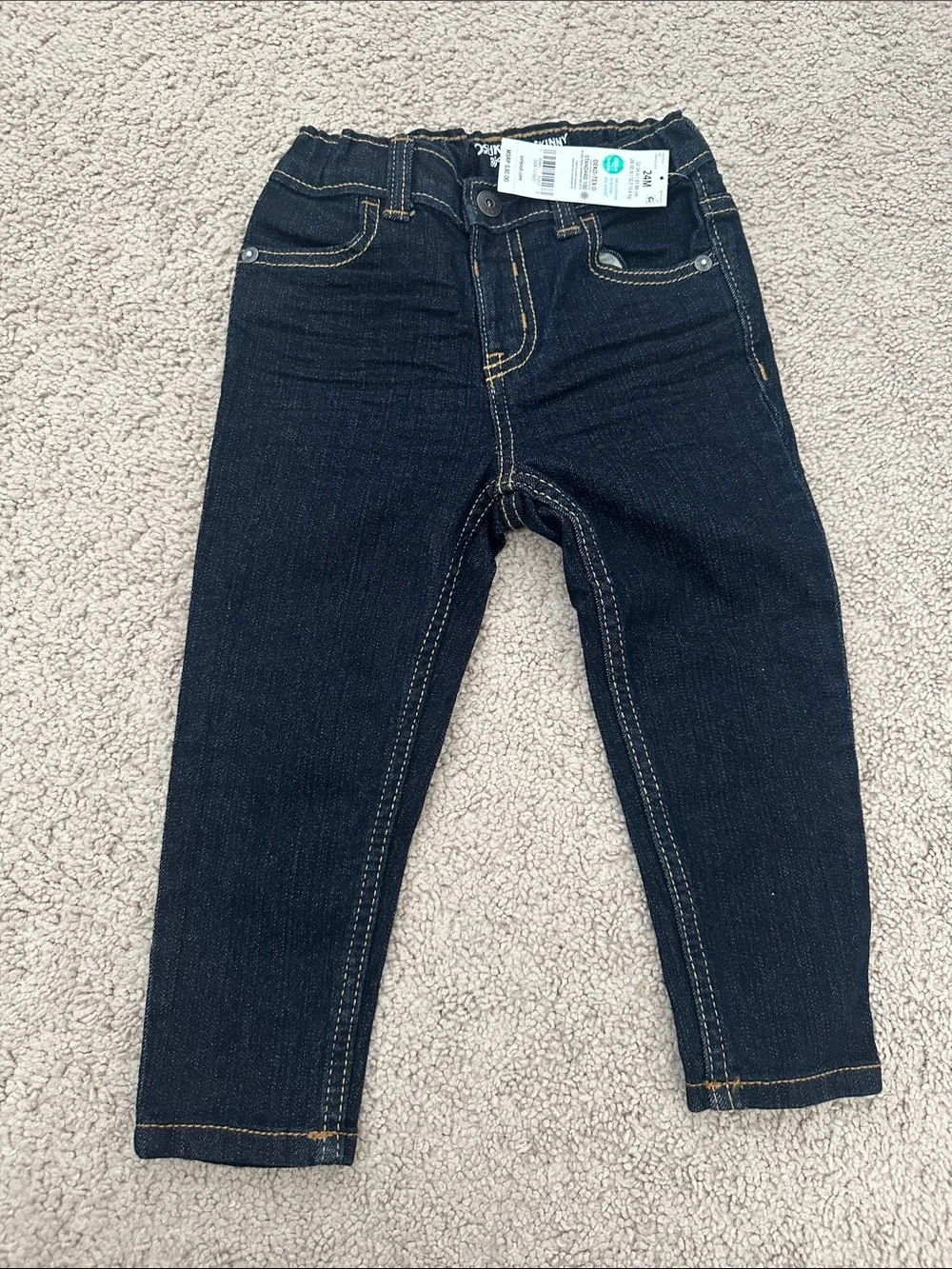 OshKosh B'gosh Dark Blue Kids Stretch Denim Jeans